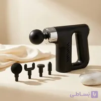 ماساژور تفنگی اورجینال KH-740 شش حالته موتور ۲۵ وات بی‌صدا ماساژ عمیق عضلات گردن کمر و پا