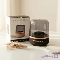 اسپیکر بلوتوثی چراغ دار مدل BIG DIAMOND نور LED دکوراتیو بلوتوث ۵.۳ توان ۵ وات باتری شارژی