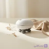 ماساژور هوشمند پوست و مو سر اورجینال مدل 1451 شارژی چهار سری چرخشی سیلیکونی تقویت کننده رشد مو ضد آب آی پی ایکس هفت کاهش استرس