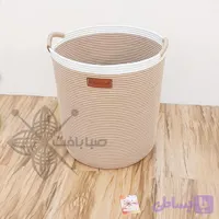 سبدلباس قیطان کرم و شیری (صبا بافت)