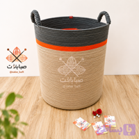 سبد لباس دسته تلفنی(صبا بافت)