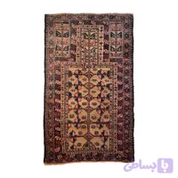 قالیچه آنتیک بختیاری پشمی محرابی ۸۵ در ۱۴۰