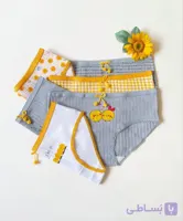 شورت نخی کبریتی زنانه 2XL برند دنیز طرح جوجه🐣