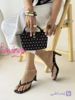 صندل پاشنه بلند پشت باز زنانه مدل دانژین