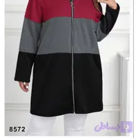 سویشرت بلند اسپورت سایز بزرگ، جنس دورس اسپان تو کرکی