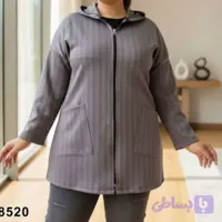 سویشرت اسپورت سایز بزرگ، جنس فیتیله ای - پوشاک سایز بزرگ ستیا
