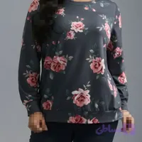 بلوز راحتی سایز بزرگ، جنس لاکرا سافت اعلا