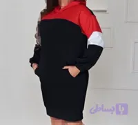 هودی بلند سایز بزرگ، جنس دورس S