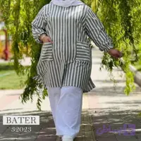 مانتو خنک سایز بزرگ، جنس اسلپ B