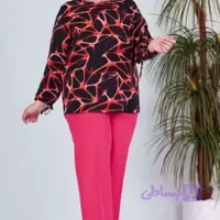 شومیز مجلسی سایز بزرگ، جنس کرپ الیزه S