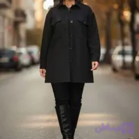 پالتو کوتاه سایز بزرگ، جنس پشمی 8537 S