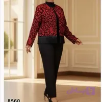 کراپ کت ریشه دار سایزبزرگ، جنس تافته ۸۵۶۰ S