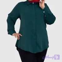 شومیز مجلسی سایز بزرگ، جنس کرپ الیزه B