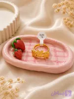 انگشتر پروانه‌ای با طراحی ظریف و فانتزی