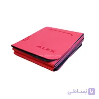 مت یوگا حرفه ای الایمنت (TPE) تاشو 6 میل : قرمز + کاور رایگان