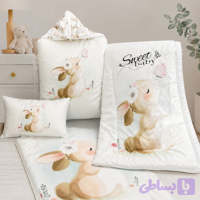 سرویس خواب مخمل 4 تکه ستی بیبی مدل حیوانات