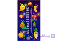 استیکر رشد کودک طرح حیوانات
