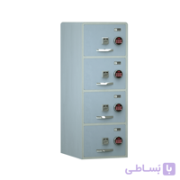 فایل اداری الکترونیکی نسوز و ضدسرقت مدل چهار کشو 1400PROAC