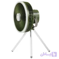 پنکه شارژی ساینا مدل پایه دوربینی مسافرتی