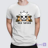 تیشرت طرح اینک اسکل  کد: INK-1025-SKULL