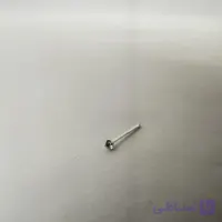 پیرسینگ بینی نقره میخی طرح گرد سایز 2 میل