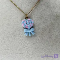گردنبند دخترانه پینترستی ترند طرح آبنبات چوبی کد 28362