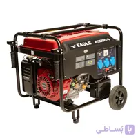 موتور برق بنزینی برند ایگل 5.5KW مدل EG6500DA استارتی سیم پیچ مس دارای AVR