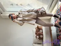 کت زنانه چرم مدل زیپ دار