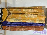 شلوار زنانه لینن ایتالیایی طرح گل رز (کد 4OP3S)