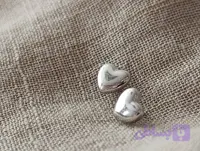 گوشواره میخی ژوپینگ مدل قلب ساده