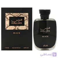 عطر مردانه رصاصی هوس بلک مدل BLACK حجم 100 میل