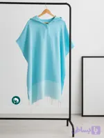 حوله تن پوش خراشاد الیاف طبیعی مدل پانچویی