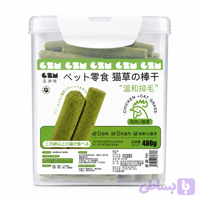 تشویقی گربه سی زد ام استیکی علف و مرغ فریزدراید Czm cat freeze dried dental Sticks