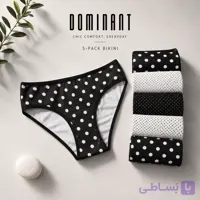 پک سه عددی شورت زنانه ضد باکتری دومینانت ترکیه طرح Amor | با کیفیت و ۱۰۰٪ نخی