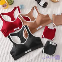 ست نیم‌تنه و شورت اسپورت نخی کاپ‌دار | راحتی و زیبایی در فعالیت‌های روزمره و ورزشی