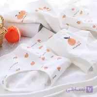 شورت‌‌ زنانه فانتزی طرح گل و میوه