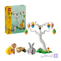 لگو مدل جست‌ وجوی تخم‌ مرغ با خرگوش و جوجه عید پاک کد 40808