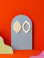 گوشواره پلکسی مینیمال مدل قاب
