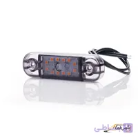 چراغ 202 زرد طلق دودی 12smd واس 714dark