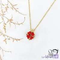 گردنبند دوطرفه استیل گل مگنتی کد 11806
