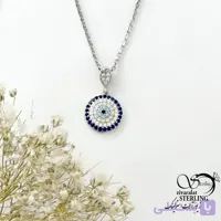 گردنبند چشم نظر نقره کد 22002