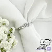 انگشتر نقره پروانه دار با عیار 925 طرح کلاسیک کد 22241