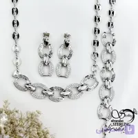 سرویس طرح طلا مدل ورساچ سفید کد 22162