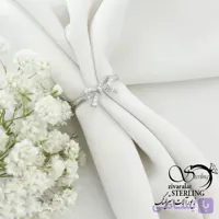 انگشتر پاپیون نقره با عیار925 کد 22238