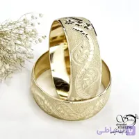 تک پوش (النگو) 25 میل طلاروس طرح طلا کد 21705