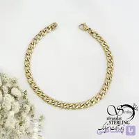 دستبند مدل کارتیر زرد برند استیل کد 22291