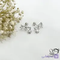 پیرسینگ گوش نقره ستاره دار کد 22086