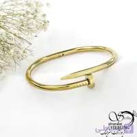 دستبند النگویی پیچ برند استیل کد 21066