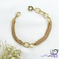 دستبند زنجیری مشابه طلا برند ژوپینگ کد 21107
