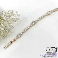 دستبند زنانه نگین جواهری ژوپینگ کد 21086